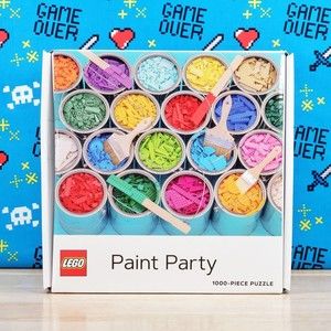 Lego PAINT PARTY 1000 Piece Jigsaw Puzzle [ 2020 ] Chronicle Books 25" W x 20" H